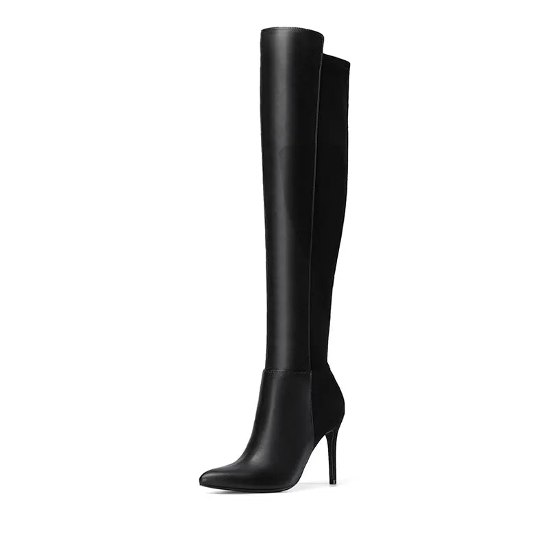 BLACK PU SUEDE