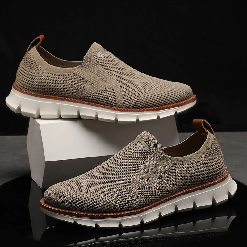 Oak & Sole - Slip In Ultra-Comfortable Trainers – Brown
