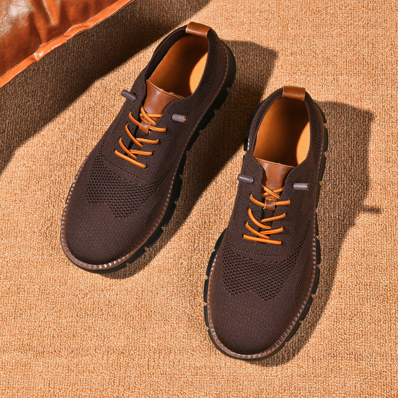 Oak & Sole - Urban Comfortable Limited Edition Trainers with Black Sole – Brown