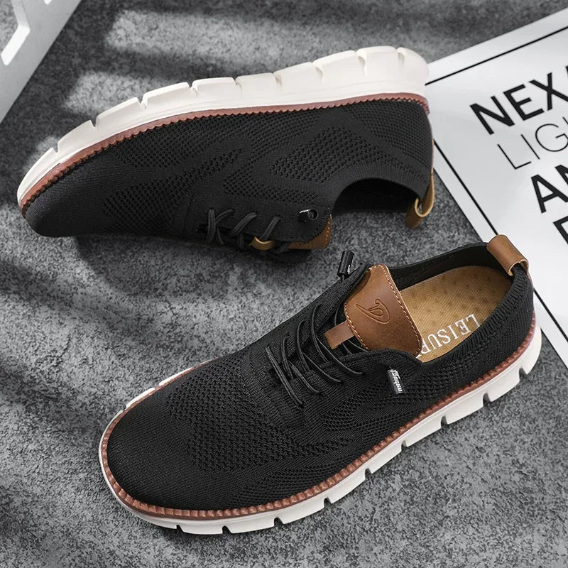Oak & Sole - Urban Comfortable Everyday Trainers - Limited Black Edition