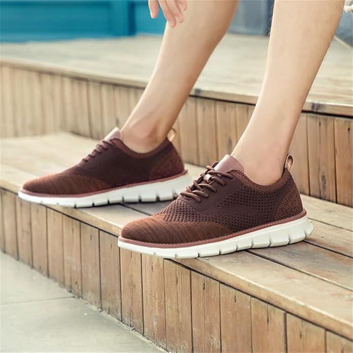Oak & Sole - Swift Ultra-Comfortable Breathable Flexible Trainers - Burgundy