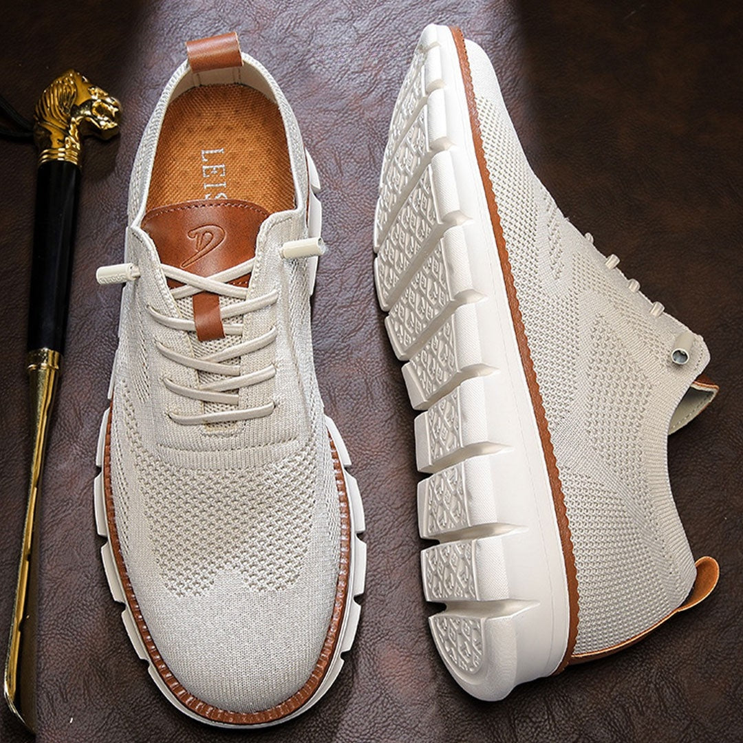 Oak & Sole - Urban Comfortable Everyday Trainers – Limited Beige Edition