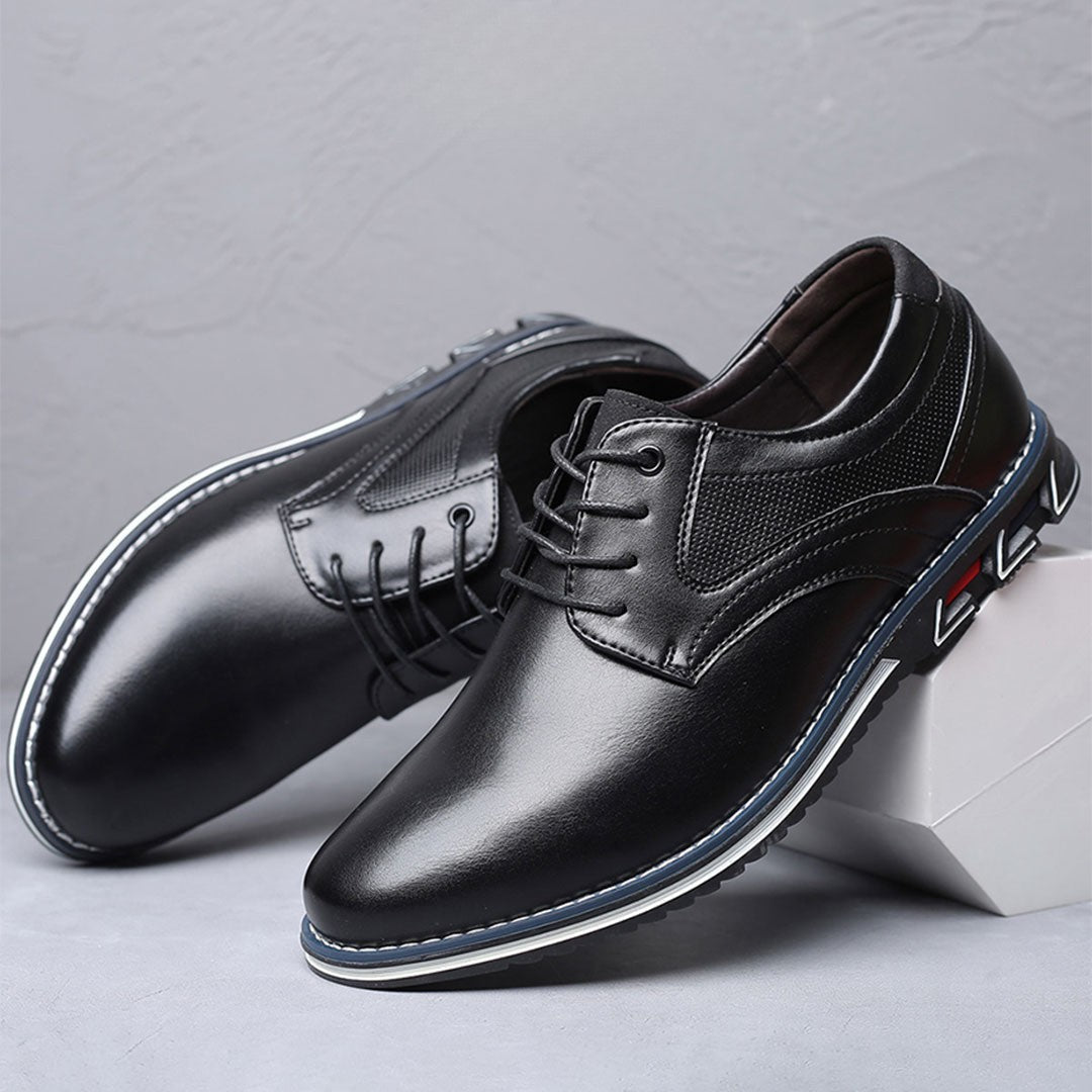 Oak & Sole - York Classic Ultra-Elegant Premium Leather Shoes – Black