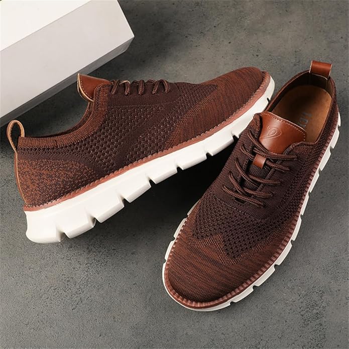 Oak & Sole - Swift Ultra-Comfortable Breathable Flexible Trainers - Burgundy
