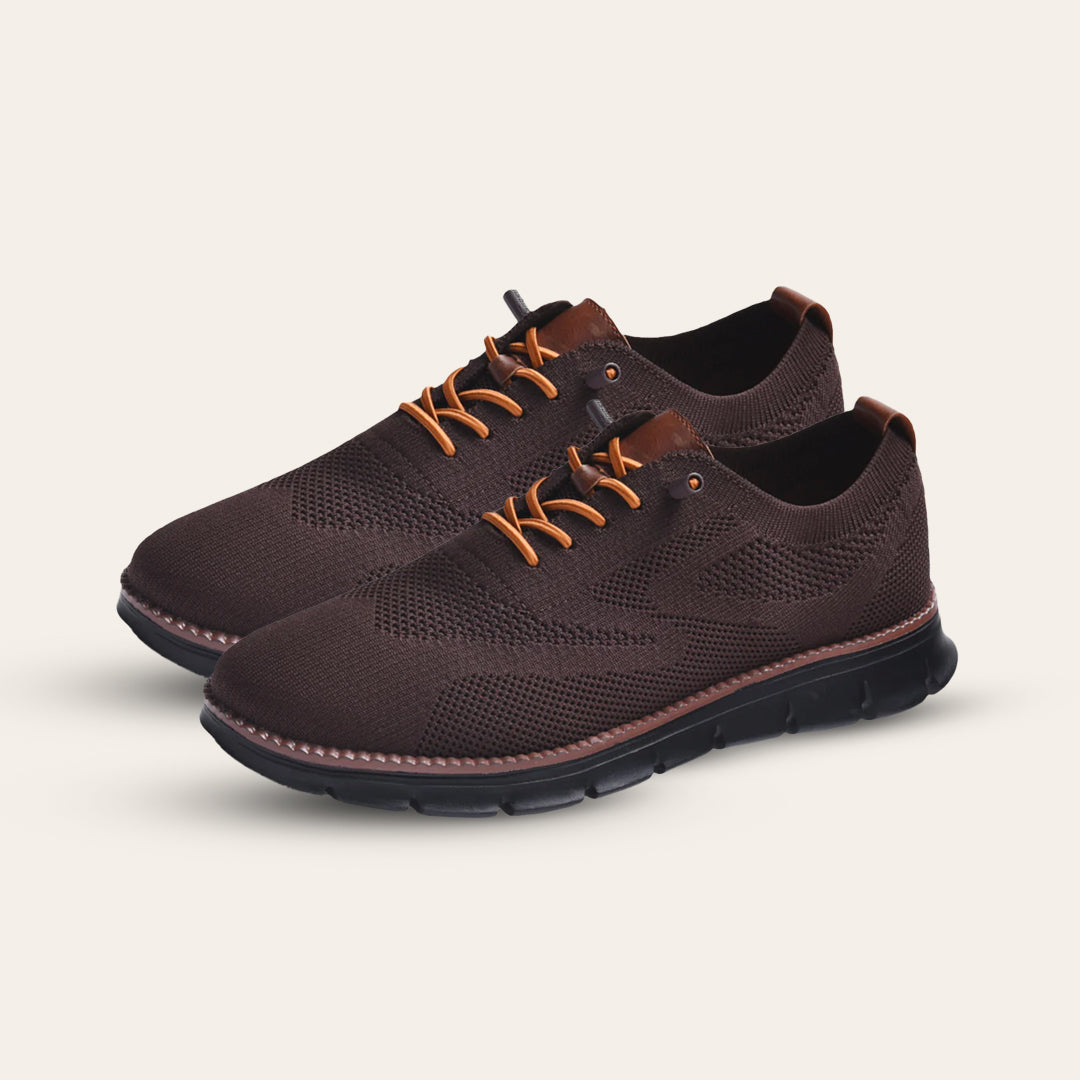 Oak & Sole - Urban Comfortable Limited Edition Trainers with Black Sole – Brown