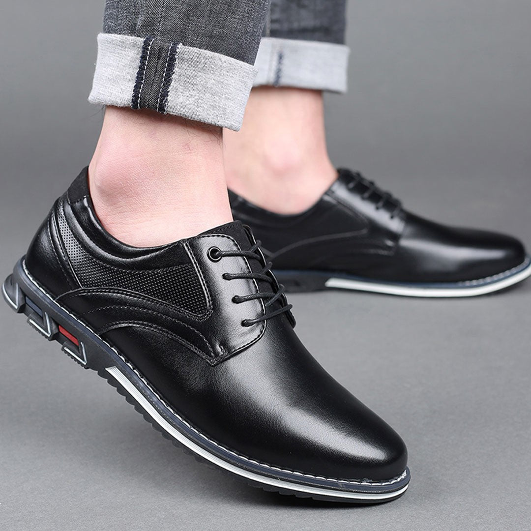 Oak & Sole - York Classic Ultra-Elegant Premium Leather Shoes – Black