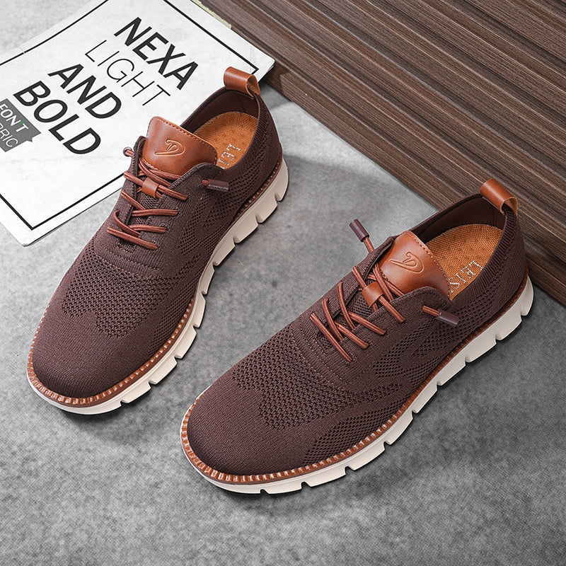Oak & Sole - Urban Comfortable Everyday Trainers – Limited Burgundy Edition