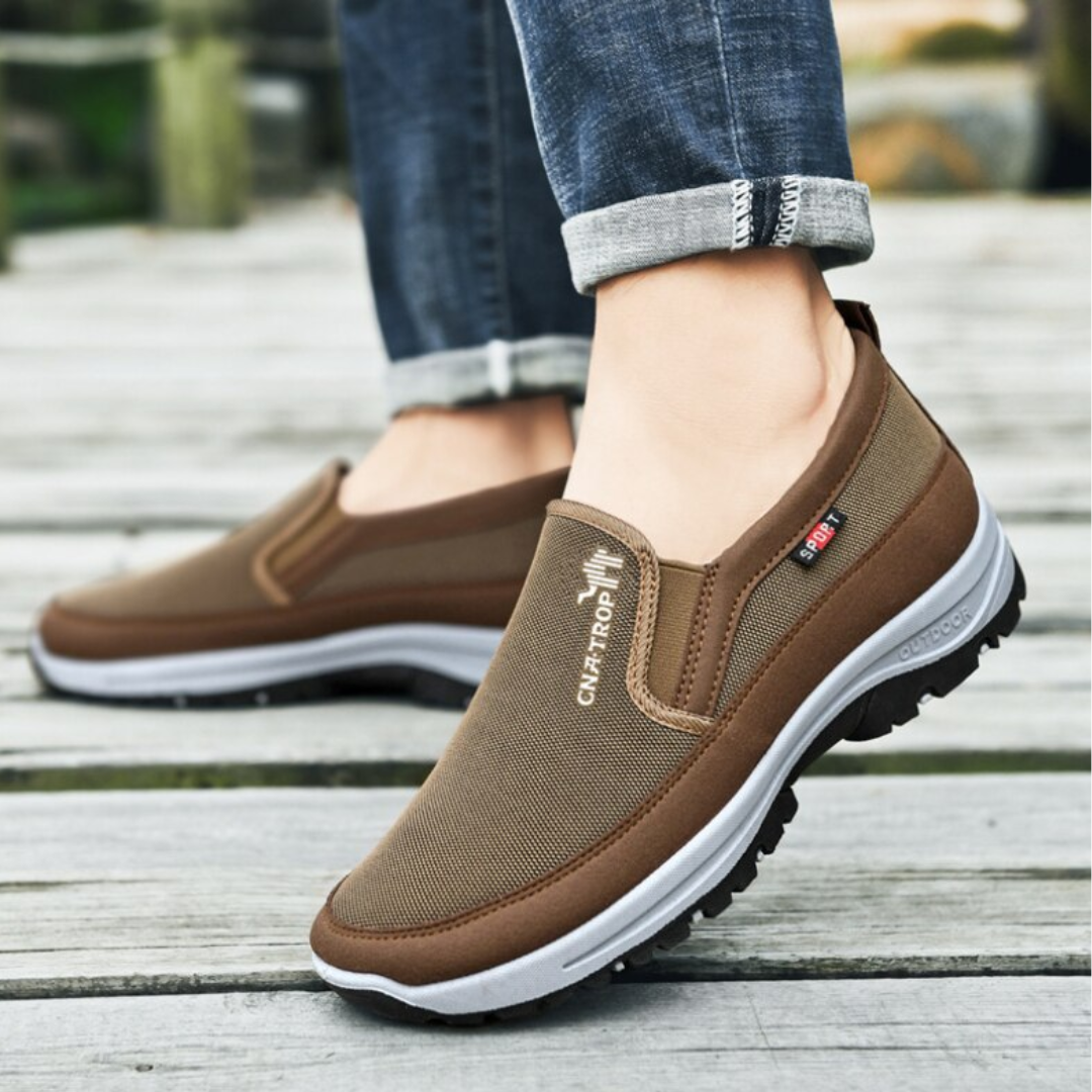 Oak & Sole - Resistant Orthopaedic Ultra-Comfortable Loafers - Brown