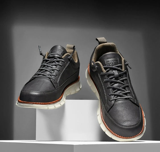 Oak & Sole - All-Season Ultra-Comfortable Elegant Trainers – Dark Gray