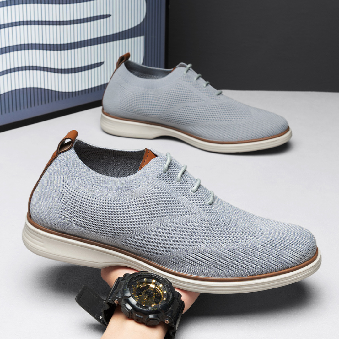 Oak & Sole - Ultra-Comfort Orthopaedic Trainers for Everyday Wear – Grey