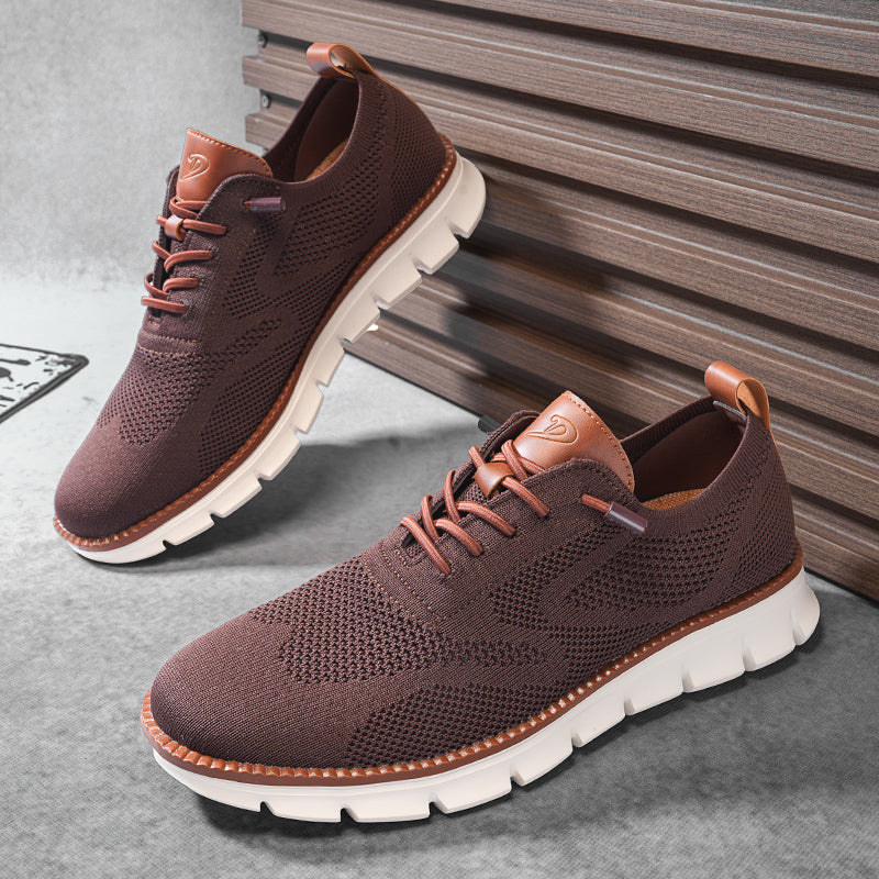 Oak & Sole - Urban Comfortable Everyday Trainers – Limited Burgundy Edition
