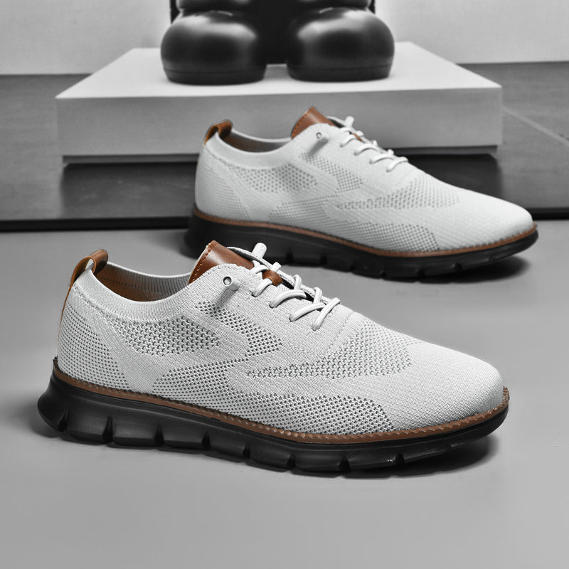 Oak & Sole - Urban Comfortable Limited Edition Trainers with Black Sole – Gray
