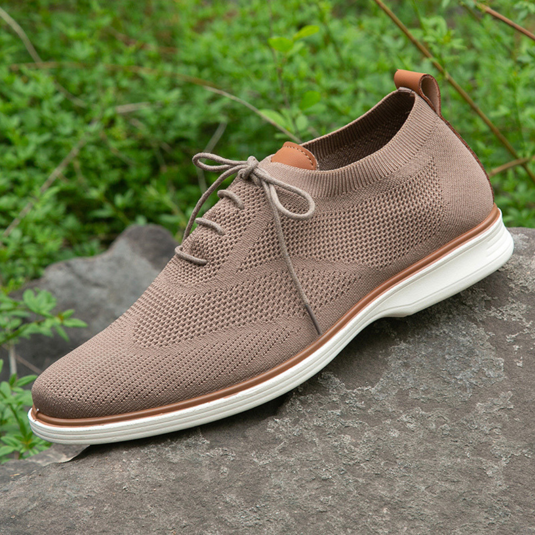 Oak & Sole - Ultra-Comfort Orthopaedic Trainers for Everyday Wear – Brown