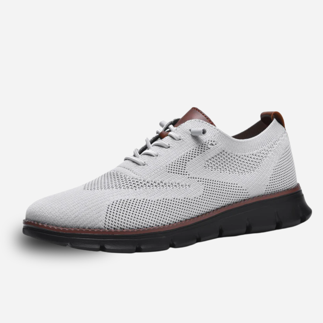 Oak & Sole - Urban Comfortable Limited Edition Trainers with Black Sole – Gray