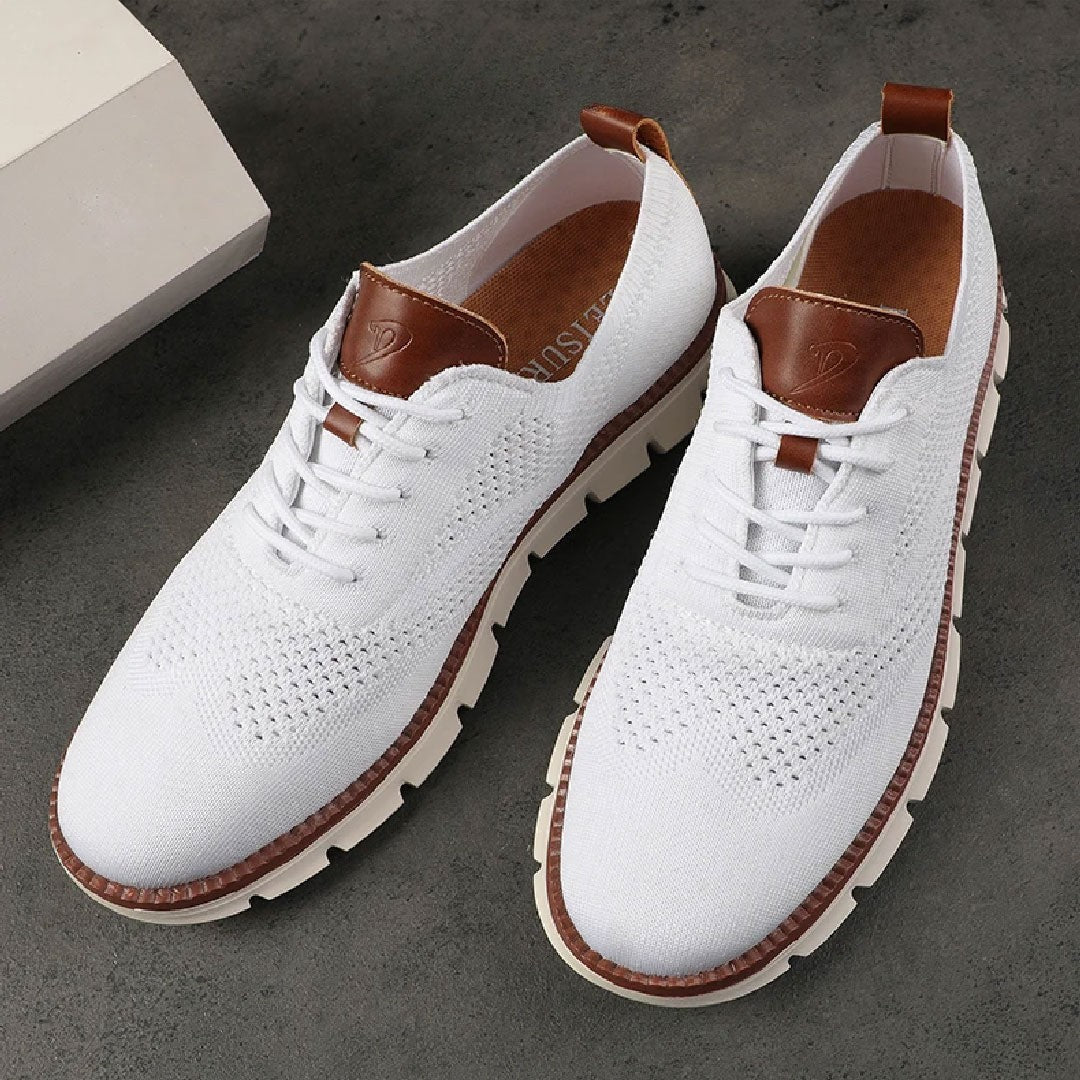 Oak & Sole - Swift Ultra-Comfortable Breathable Flexible Trainers - White