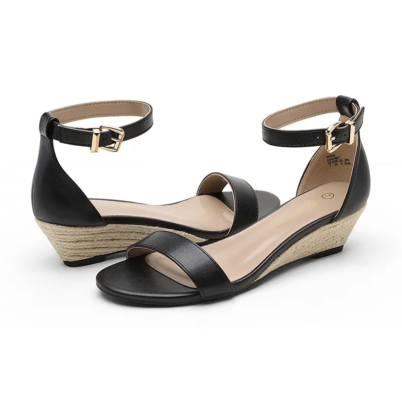 ESPADRILLES BLACK PU