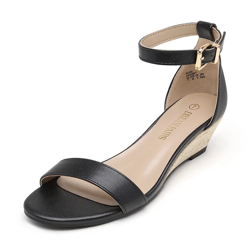 ESPADRILLES BLACK PU