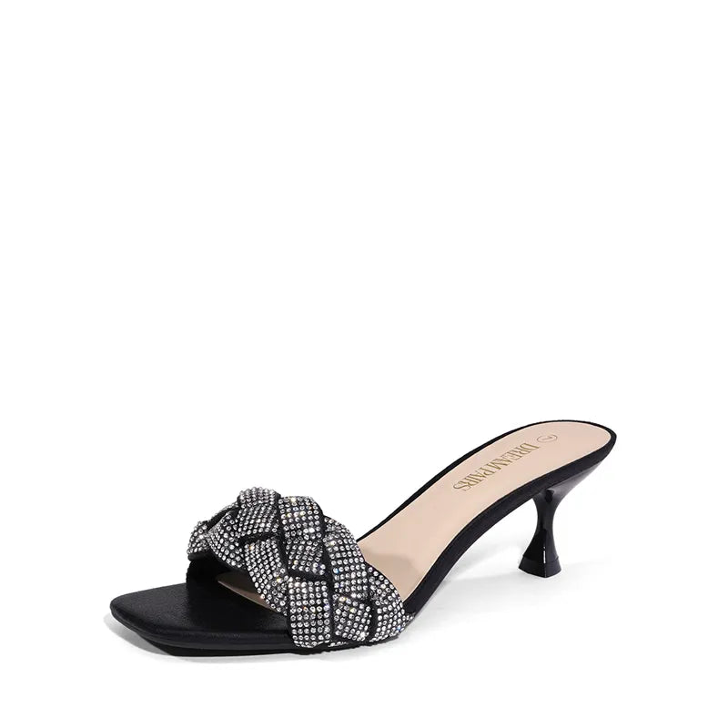 BLACK RHINESTONE