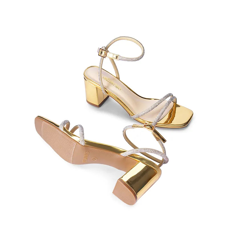 GOLD-RHINESTONE