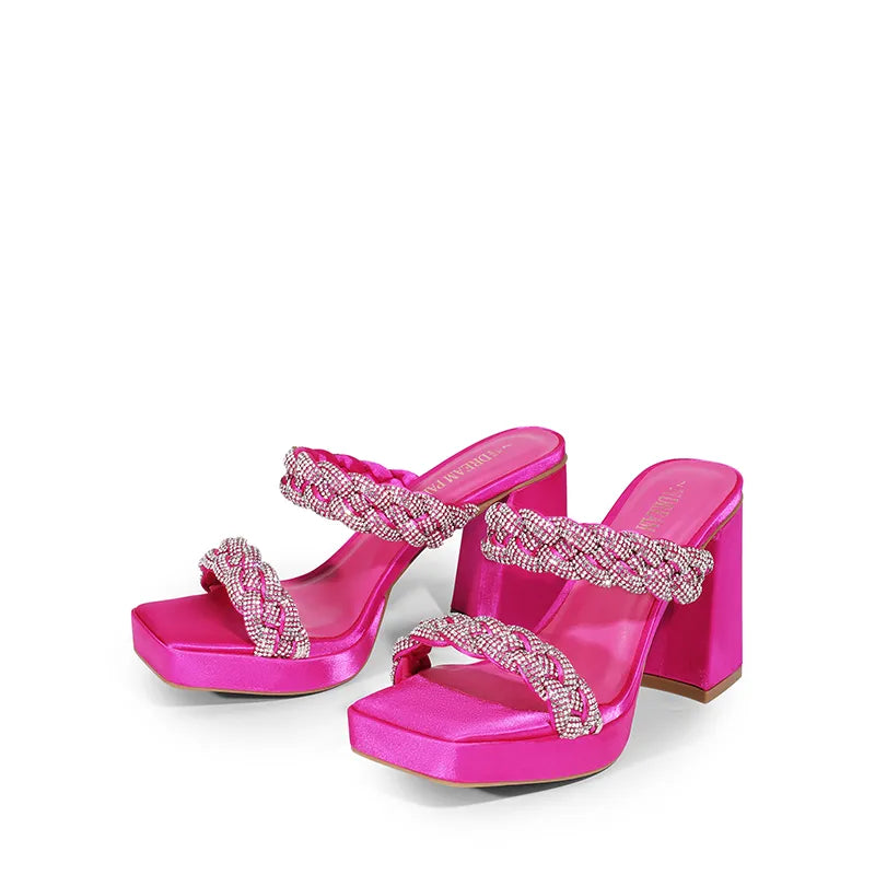 HOT PINK-RHINESTONE