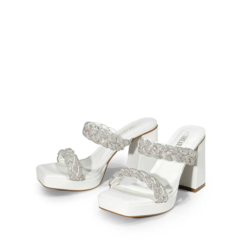 WHITE-RHINESTONE