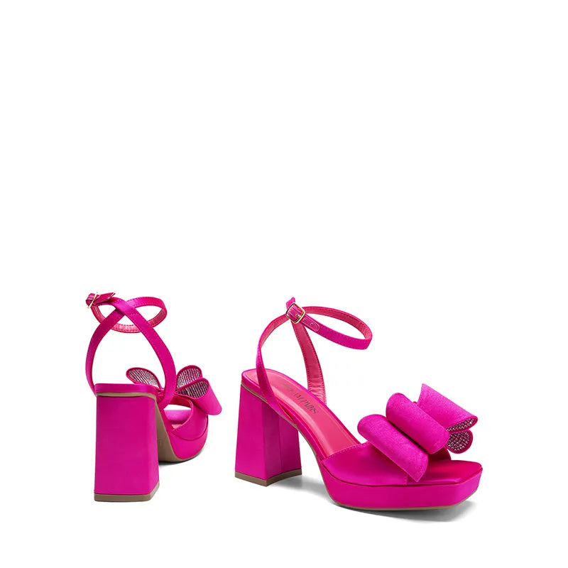 HOT PINK-SATIN