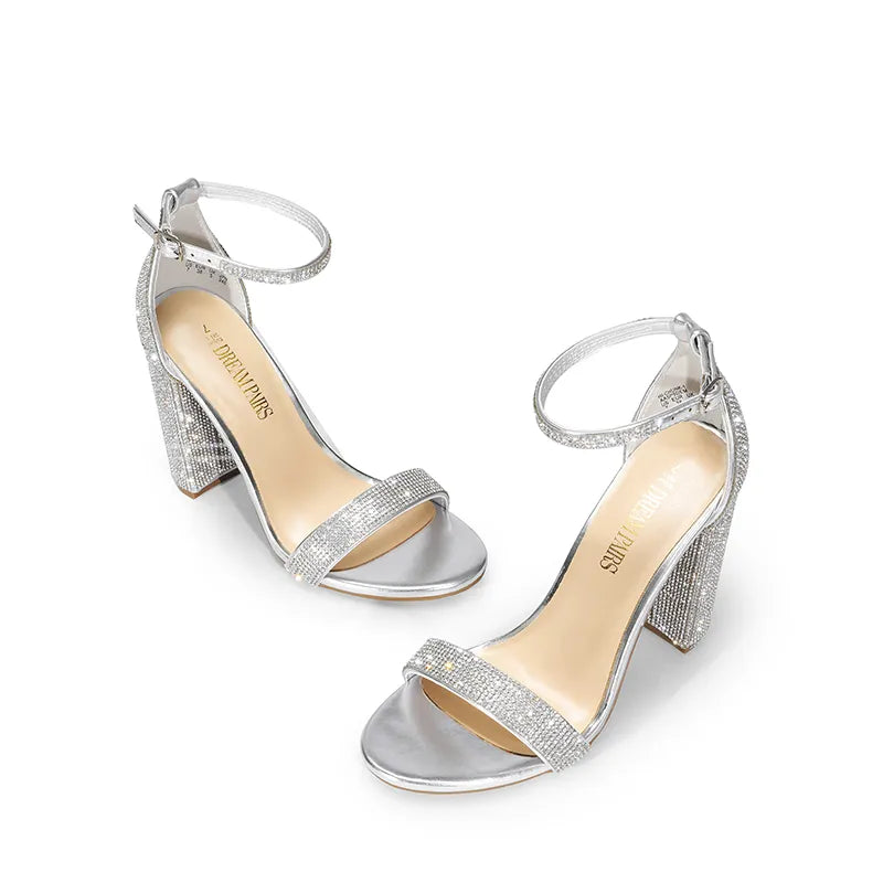 SILVER-RHINESTONE
