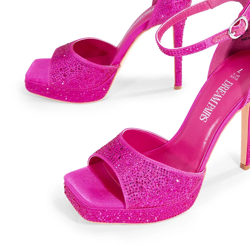 HOT PINK-RHINESTONE