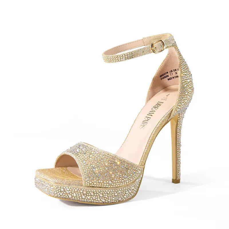GOLD-RHINESTONE