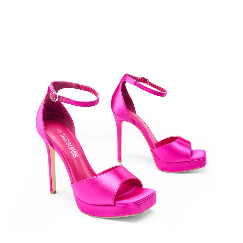HOT PINK-SATIN