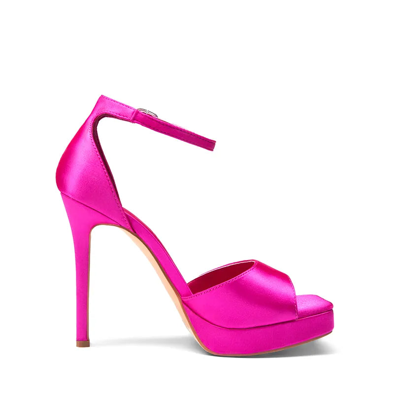 HOT PINK-SATIN