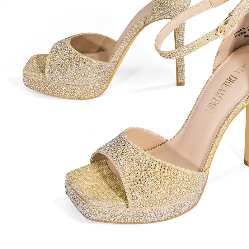 GOLD-RHINESTONE