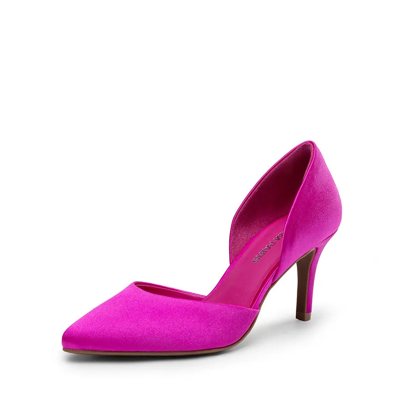 HOT PINK-SATIN