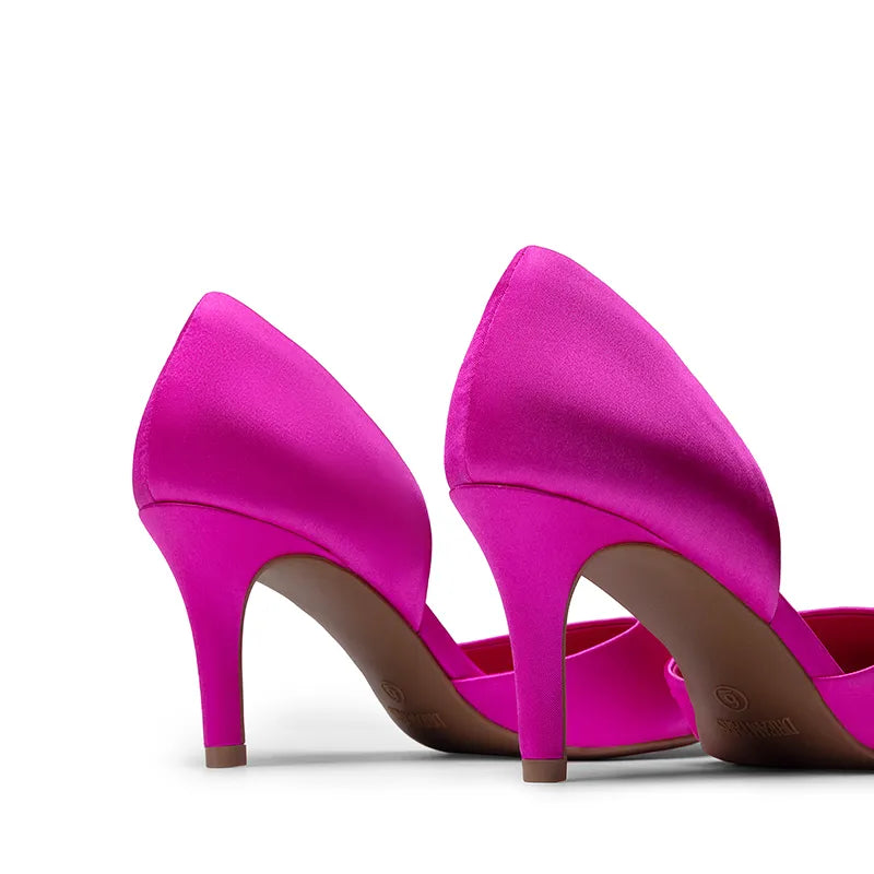 HOT PINK-SATIN