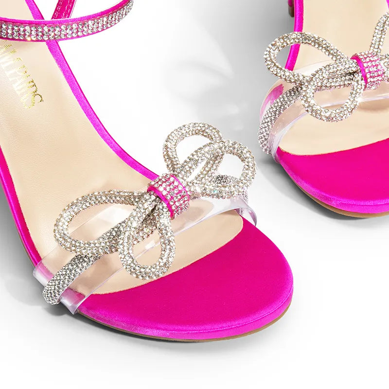 HOT PINK-SATIN