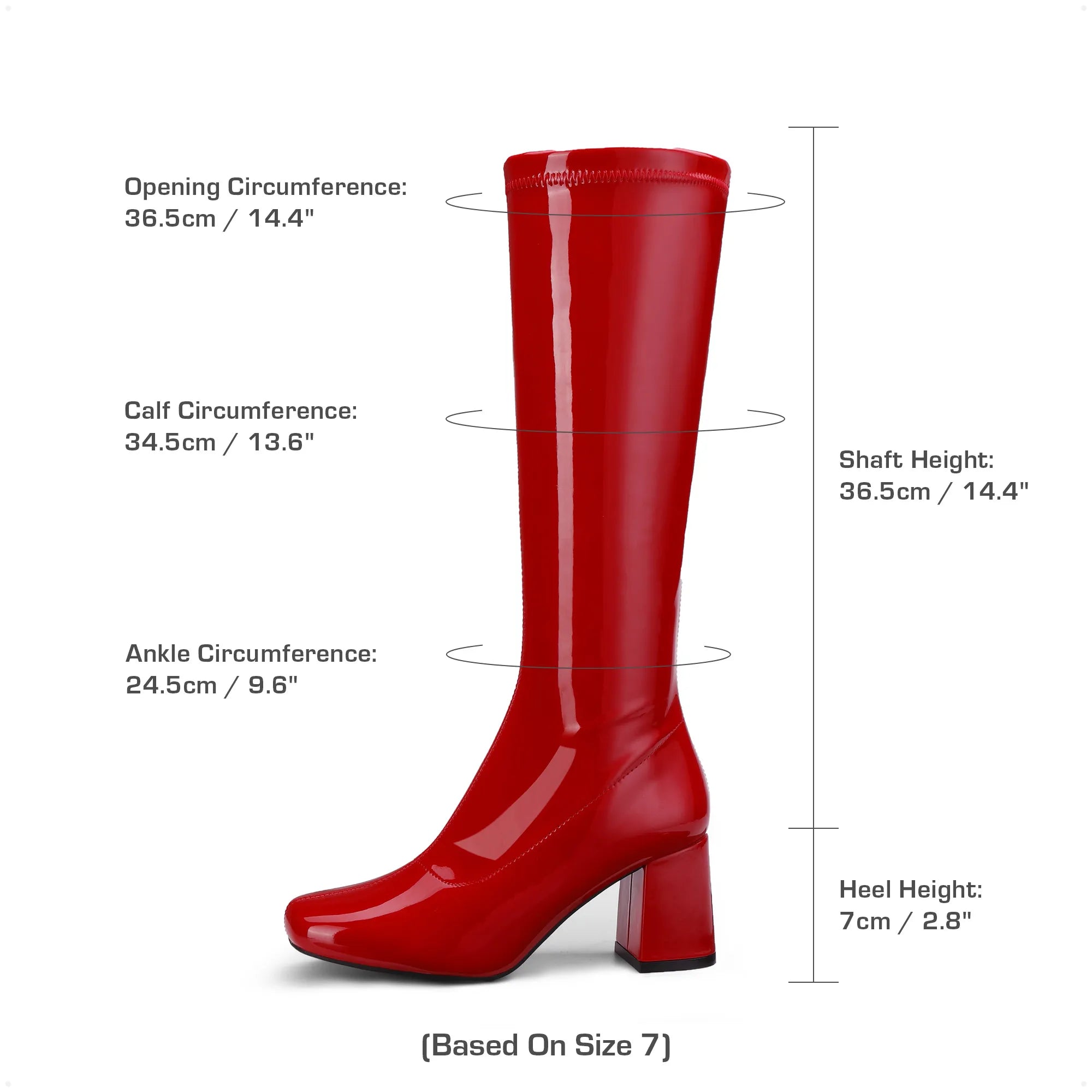 RED PATENT PU