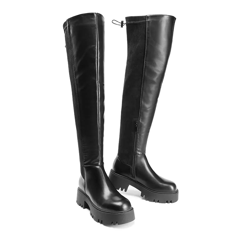 BLACK-PU-SUEDE