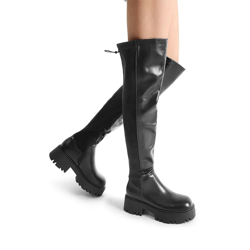 BLACK-PU-SUEDE