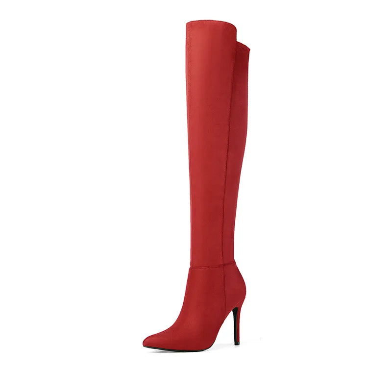 RED SUEDE