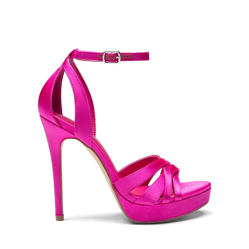 HOT PINK SATIN