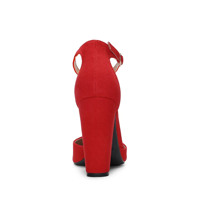 RED SUEDE