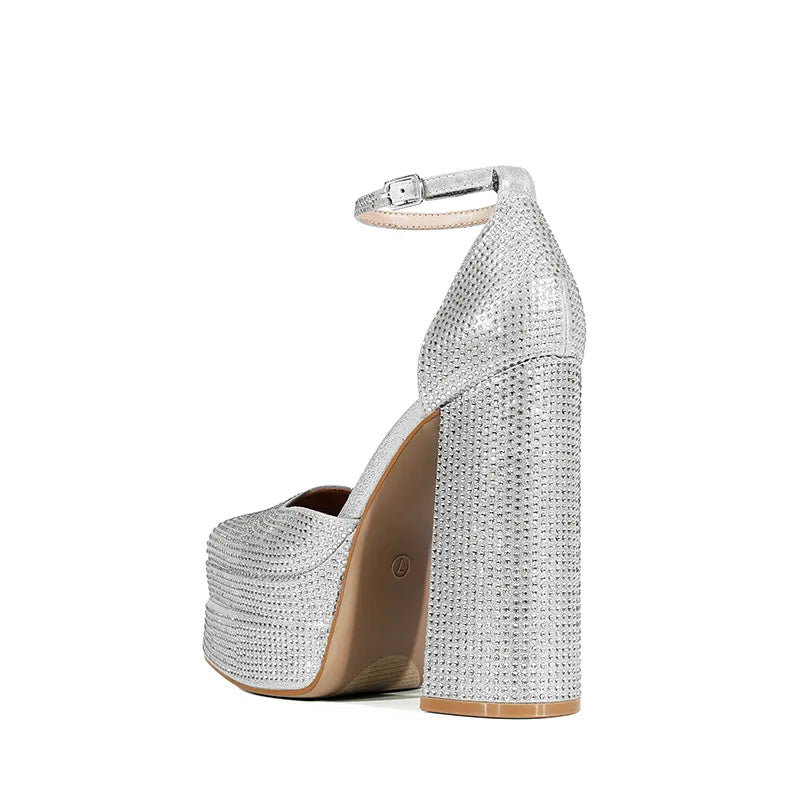 SILVER-RHINESTONE