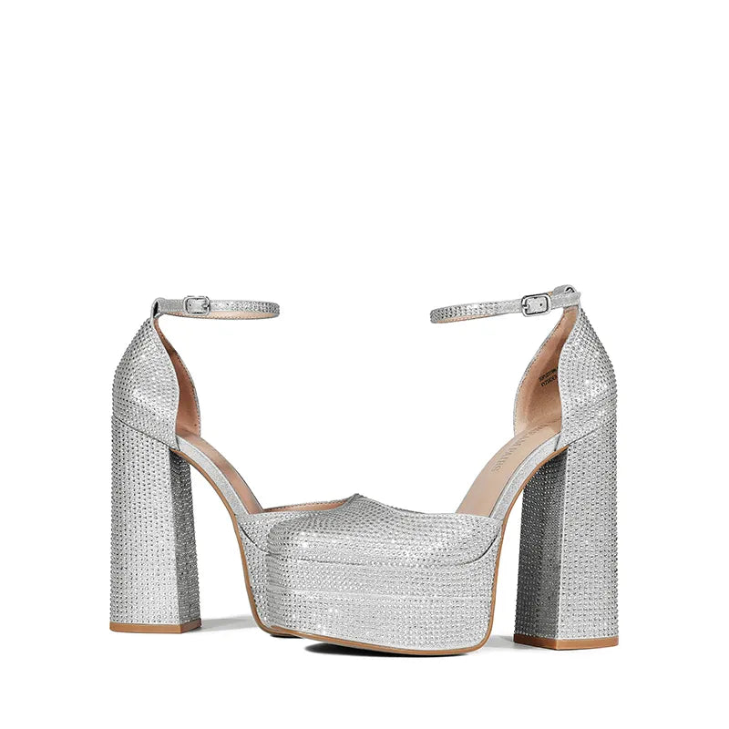 SILVER-RHINESTONE
