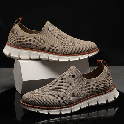 Oak & Sole - Slip In Ultra-Comfortable Trainers – Brown