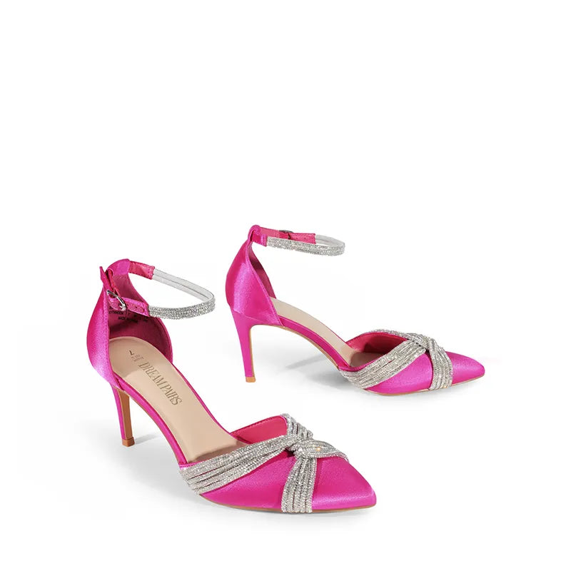 HOT PINK-SATIN