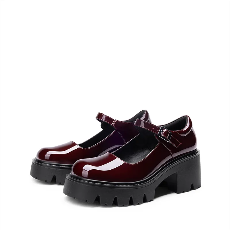 BURGUNDY-PAT