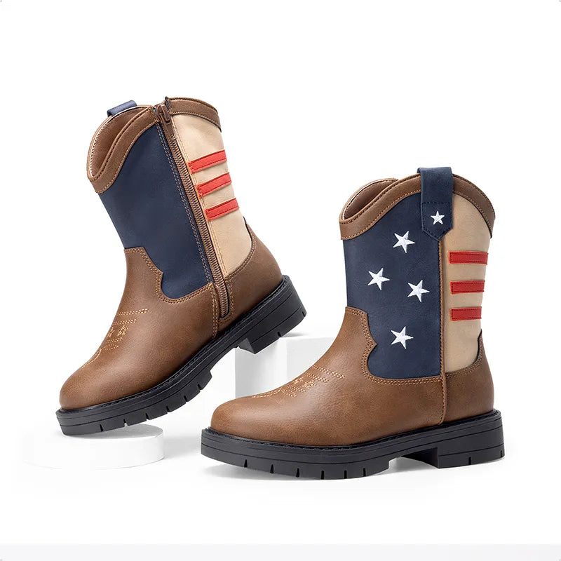 BROWN/NAVY