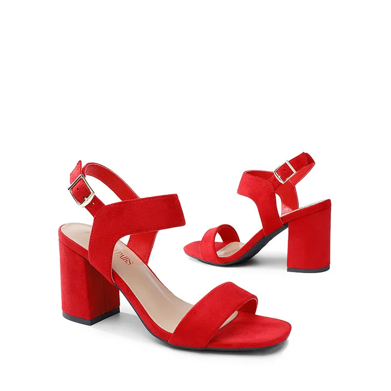 RED SUEDE