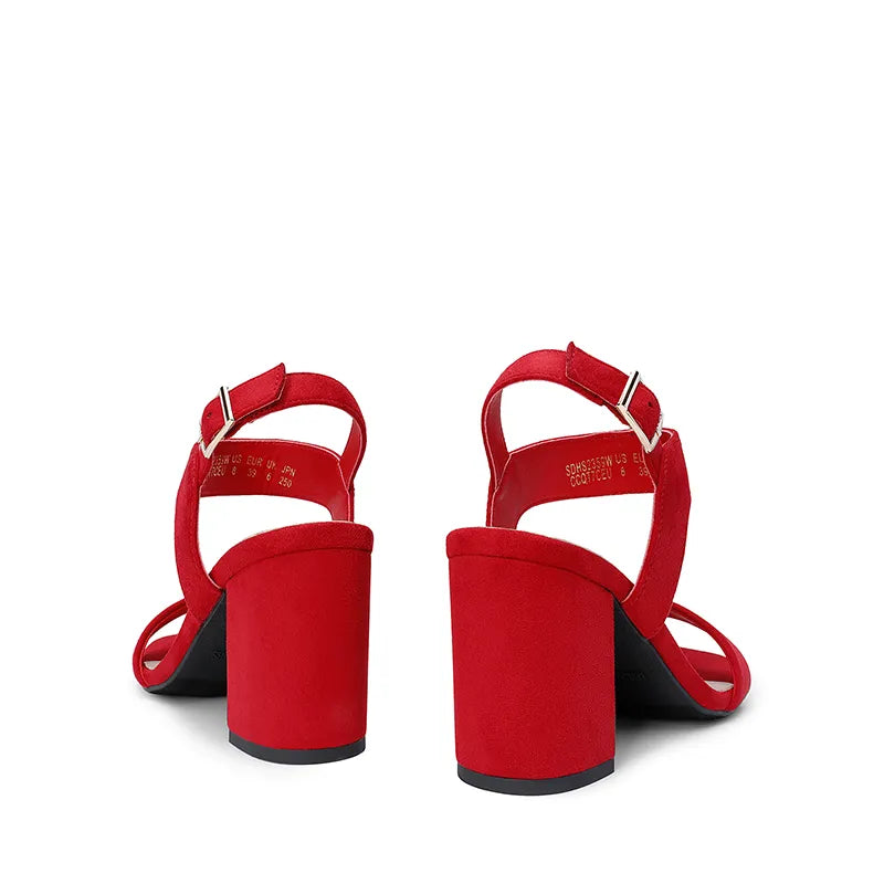 RED SUEDE