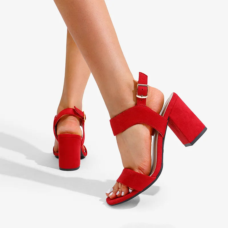 RED SUEDE